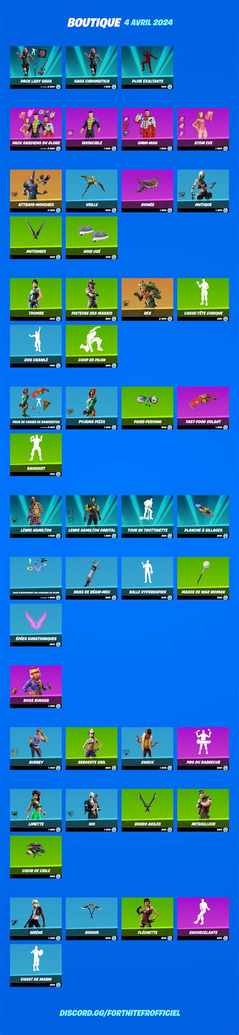 Boutique Fortnite Du 4 Avril 2024 Quels Sont Les Skins En Promotion