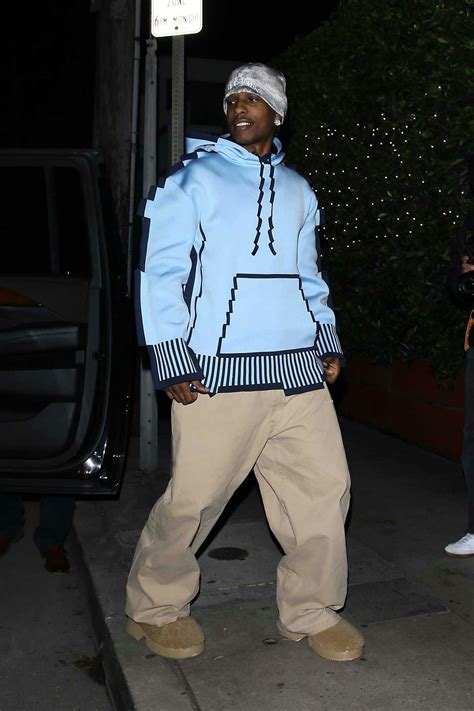 Aap Rocky Went Full Minecraft In Loewes Pixelated Hoodie
