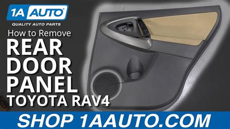 How To Remove Rear Door Panel 05 12 Toyota RAV4 YouTube