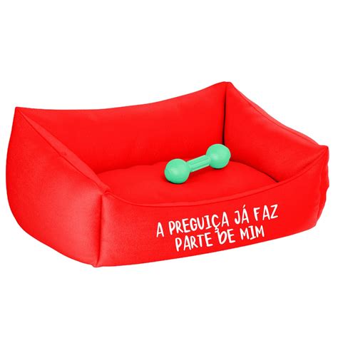 Compre Cama Pet Cachorro E Gato Filhote Vermelha Pregui A Faz Parte