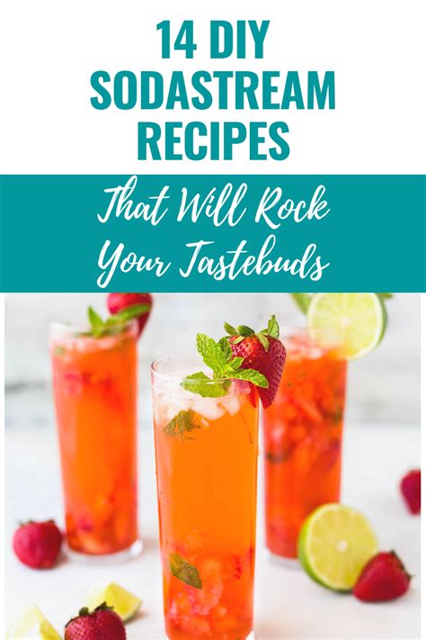 Diy Sodastream Recipes That Will Rock Your Taste Buds Artofit