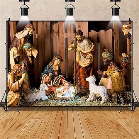 Amazon X Ft Birth Of Jesus Photography Background Christmas