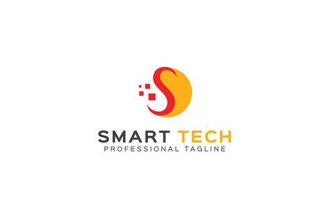 Smart Tech Logo Template Logo Templates Creative Market