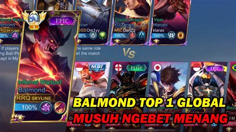 Balmond Top Global Build Item Emblem Tersakit Musuh Sampai Pick