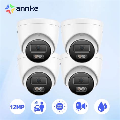 Annke C Smart Dual Light Mp Ultra Hd Poe Ip Camera Built In Mic