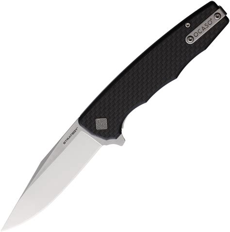 OCA29BCD Ocaso Strategy Linerlock Pocket Knife Carbon Fiber G10