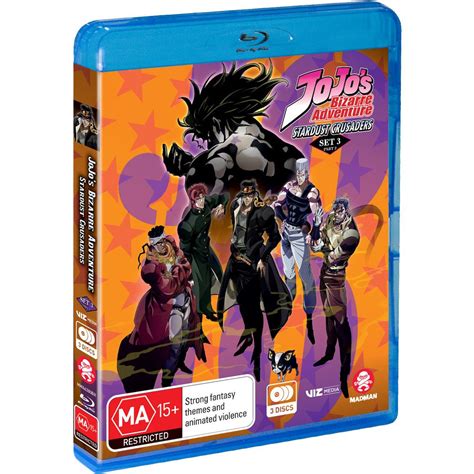 New Jojo S Bizarre Adventure Limited Edition Blu Ray Set Stardust