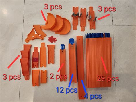 Hot Wheels Orange Tracks Connectors And Parts Hobbies Toys Toys Games On Carousell