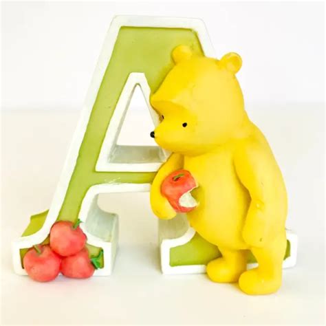 Disney Classic Winnie The Pooh Alphabet Letter A Michel Co Retired