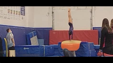 Gymnastics Vault Level Routine Wag Provincial First Qualifier