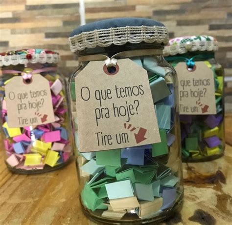 Pote De Mensagens Amor Presente Dia Dos Namorados Elo Potes