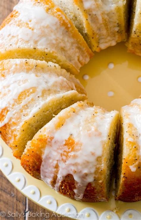 Glazed Lemon Poppy Seed Bundt Cake