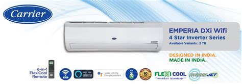 2 Ton Carrier Inverter 4Star Split AC 24K Emperia DXI Wifi At Rs