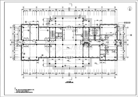 6层欧式医院综合楼建筑设计cad施工图医疗建筑土木在线