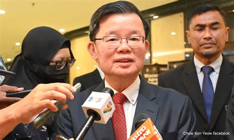 Penang PH BN Conclude Seat Talks For State Polls Chow