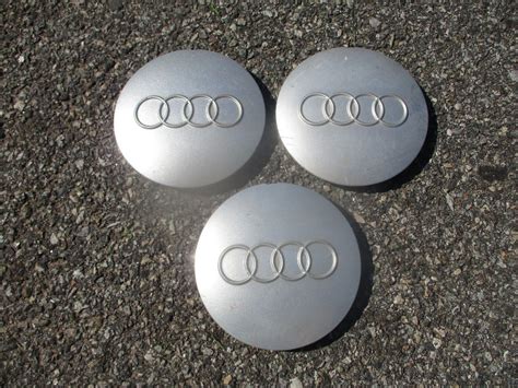 Lot Of 3 1994 To 1997 Audi 100 A6 S6 Alloy Wheel Center Caps Hubcaps