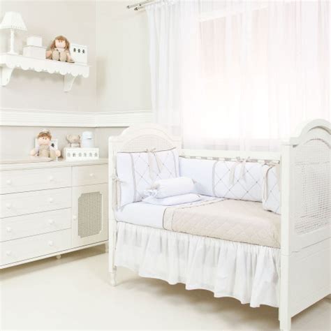 Kit Enxoval de Berço Premiere Nude 9 Peças Baby Enxoval Enxovais para Bebês