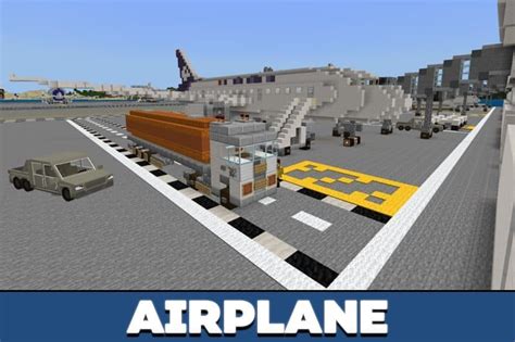 Airport Map Minecraft PE Bedrock Mod