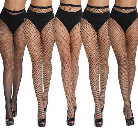 Buy Akiidofishnet Stockings High Waist Tights For Women Sparkle