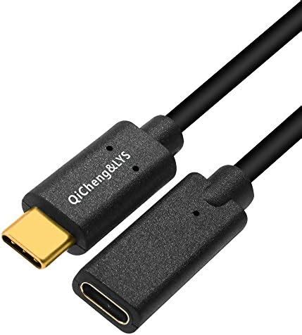 QiCheng LYS Rallonge USB C 3 1 mâle à Femelle Connecteur de câble à