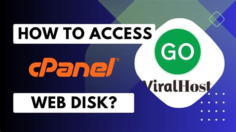 How To Access CPanel Web Disk With GoViralHost YouTube