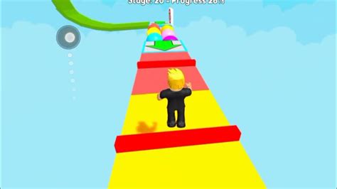 Easiest Obby Ever Rainbow Obstacle In Roblox Youtube