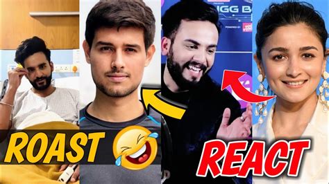 Elvish Yadav ROAST Dhruv Rathee After Bigg Boss Win YOUTUBERS React