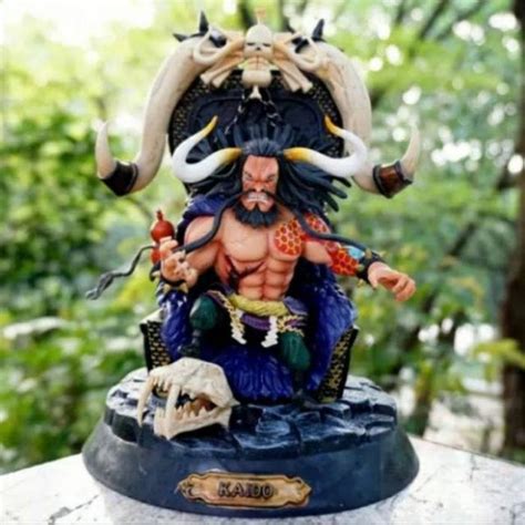 Jual Action Figure Kws One Piece Dragon Statue Kaido Gk On Throne Di