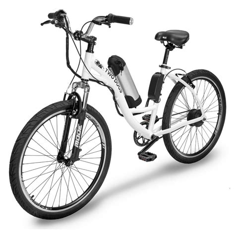 Bicicleta Urbana Two Dogs Aro26 Slim Elétrica Branca Submarino