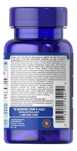 Dhea 25 Mg Puritans Pride Suplemento Hormonal 100 Tabletas En Venta En Mérida Yucatán Por Sólo