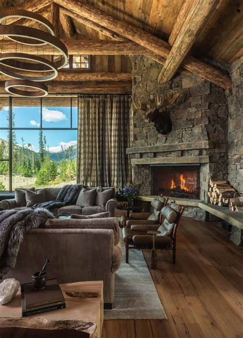 Rustic Chic Mountain Home In The Rocky Mountain Foothills Rustic