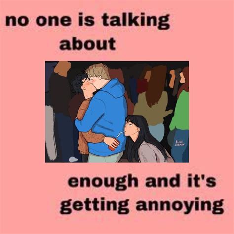 Two People Hugging Each Other With The Caption Saying No One Is Talking