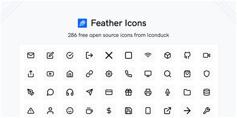 Feather Icons By Iconduck Figma Community