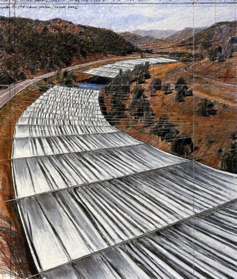 Christo Over The River Project For Arkansas River State Of Colorado