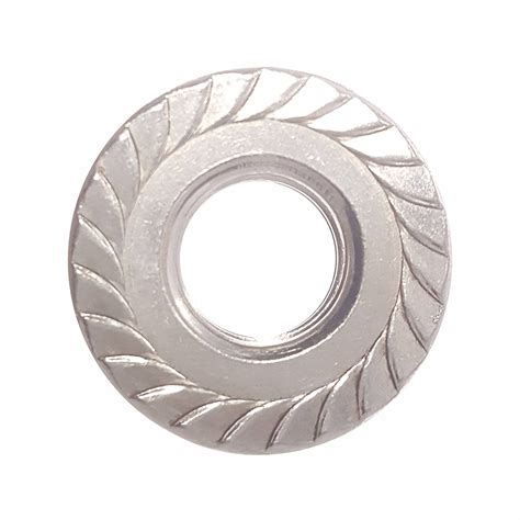 Flange Nuts Stainless Steel Serrated Base For Locking All Sizes