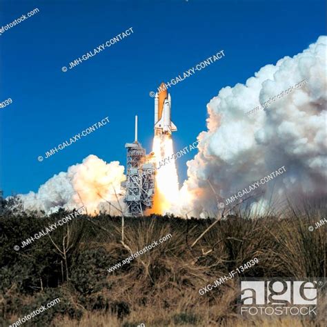 The Space Shuttle Discovery Lifts Off Launch Pad 39b To Begin A Nine