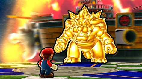 Mario Vs Golden Bowser Super Mario Galaxy Youtube