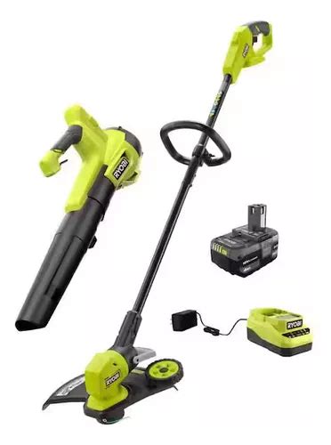 Sopladora Y Desbrozadora Ryobi 18v Con Bateria Y Carg Envío gratis