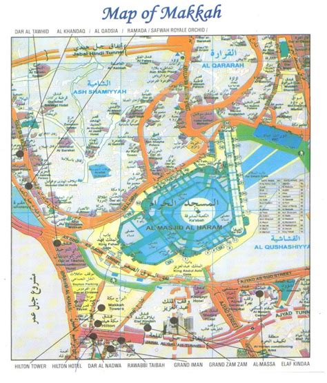 Map of Makkah - Australia's Hajj & Umrah Specialist