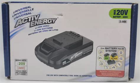 AKUMULATOR LI ION ACTIV ENERGY 20 V 2 AH Akumulatory Do