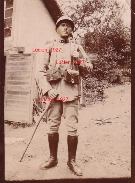 PHOTO D UN POILU du 1er régiment de Dragon WW1 14 18 EUR 8 00 PicClick FR