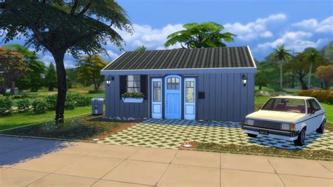 The Sims 4 Shed Converted Home Speed Build Cc Youtube