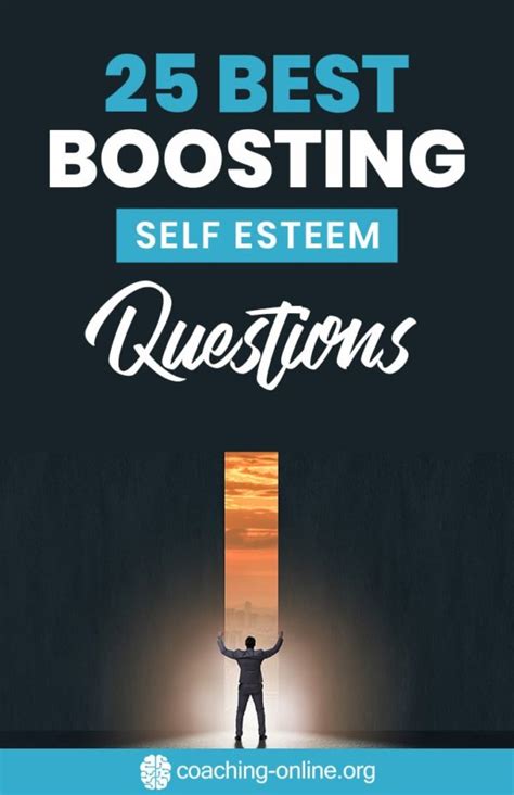 25 Best Boosting Self Esteem Questions