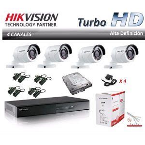 Kit Cctv Dvr Hikvision Ch Camaras Bala Turbo Hd Disco Mundo