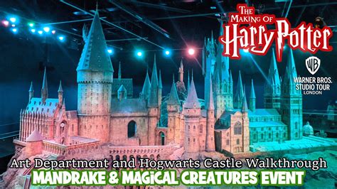 Hogwarts Castle Movie Set Making Of Harry Potter Studio Tour July