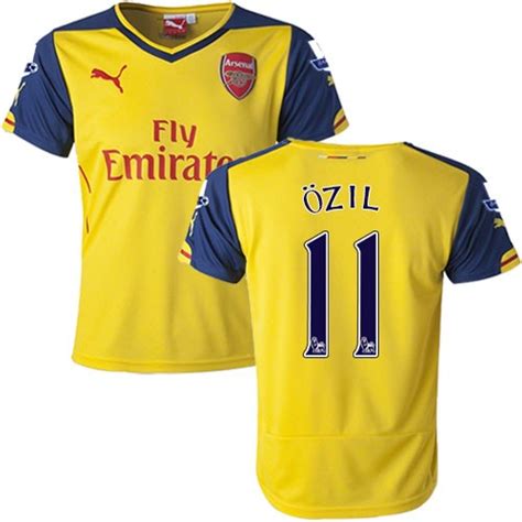 Youth 11 Mesut Ozil Arsenal FC Jersey 14 15 England Football Club