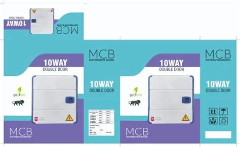 Digital Printing Cmyk Ply Mcb Distribution Board Printed Corrugated