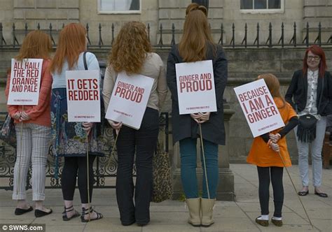 For The Love Of Ginger More Than 100 Redheads March Through Edinburgh