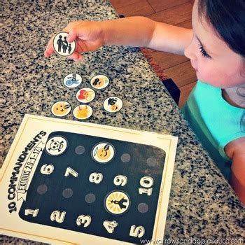 Ten Commandments Memory Game by Arrows And Applesauce | TpT