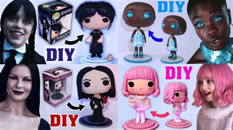 100 DIY Crea tus propias Funko Pops de la serie Miércoles Merlina en